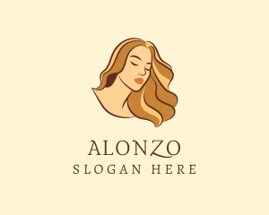 Woman Hair Salon logo design