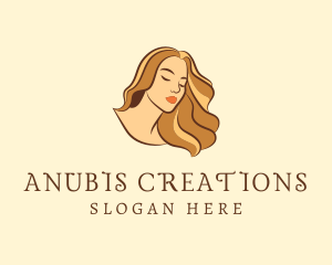 Woman Hair Salon logo design