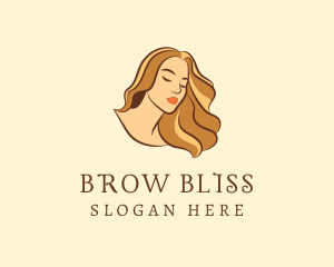 Woman Hair Salon logo design