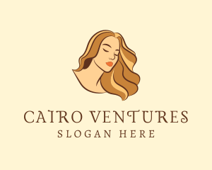 Woman Hair Salon logo design