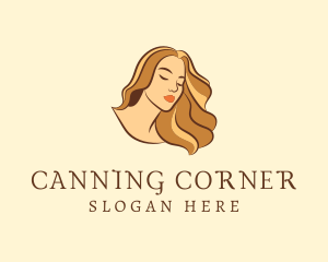 Woman Hair Salon logo design