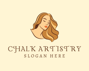 Woman Hair Salon logo design