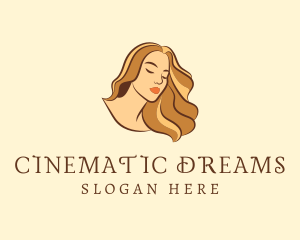 Woman Hair Salon logo design