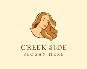 Woman Hair Salon logo design