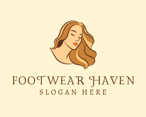 Woman Hair Salon logo design