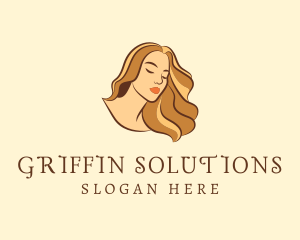 Woman Hair Salon logo design