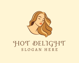 Woman Hair Salon logo design