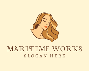 Woman Hair Salon logo design