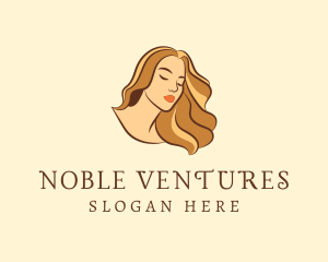 Woman Hair Salon logo design