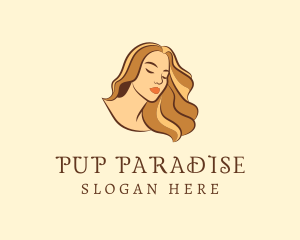 Woman Hair Salon logo design