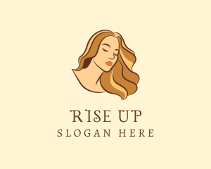 Woman Hair Salon logo design