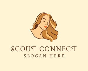 Woman Hair Salon logo design