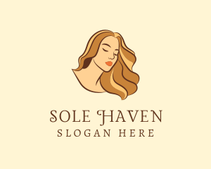 Woman Hair Salon logo design