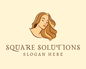 Woman Hair Salon logo design