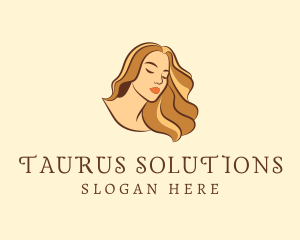 Woman Hair Salon logo design