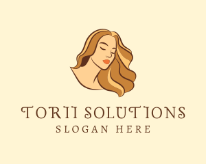 Woman Hair Salon logo design