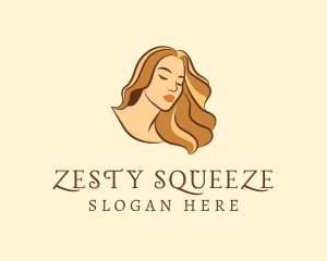 Woman Hair Salon logo design