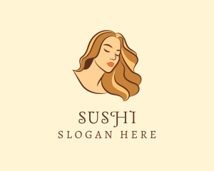 Woman Hair Salon logo design