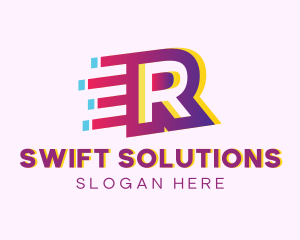 Speedy - Speedy Letter R Motion Business logo design