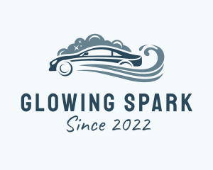 Shine - Shining Car Wash Cleaning logo design