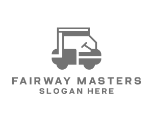 Golfer - Golf Sports Cart logo design