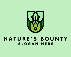 Organic Nature Herb logo design