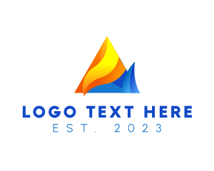 Triangle - Generic Solar Wave logo design