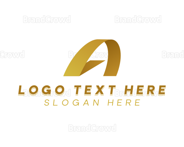 Modern Arch Letter A Logo