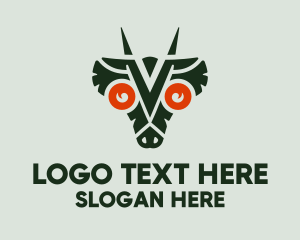 Mythical - Mythical Dragon Mascot logo design