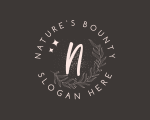 Leaf Nature Beauty logo design