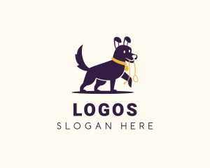 Puppy Dog Leash Logo