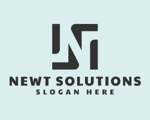 Business Firm Letter N logo design