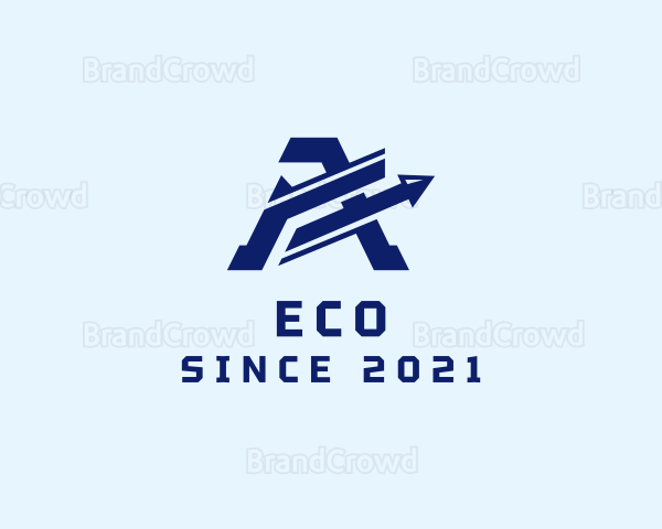 Arrow Company Letter A Logo