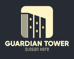 Modern Tower Buildings logo design