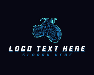 Vintage - Motorcycle Racing Bike logo design