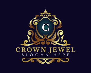 Headdress - Premium Luxury Crown logo design