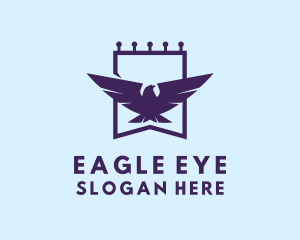 Flying Eagle Avian Flag logo design