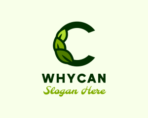 Organic Leaves Letter C Logo