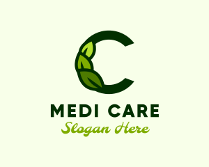 Pharmaceutic - Organic Leaves Letter C logo design
