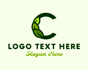 Plant - Organic Leaves Letter C logo design