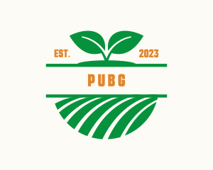 Botanical - Field Leaf Plant logo design