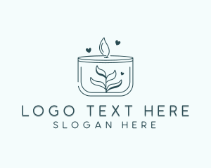 Decor - Candle Aromatherapy Spa logo design