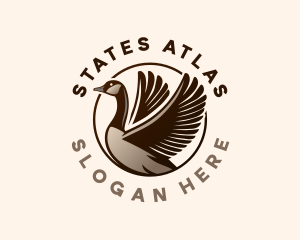 Bird Goose Wings logo design