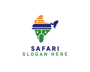 West Africa - Indian Country Map logo design