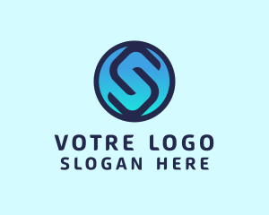 Programming - Gradient Tech Letter S logo design