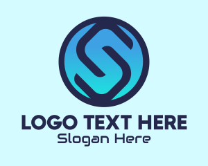 Manufacturer - Gradient Tech Letter S logo design