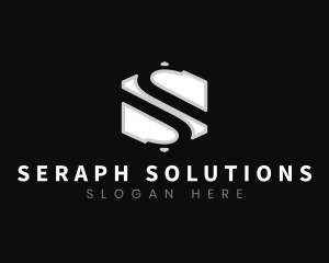 Business Company Modern Letter S logo design