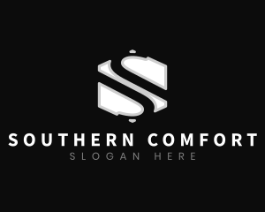 Business Company Modern Letter S logo design