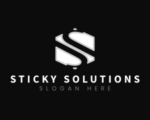 Business Company Modern Letter S logo design