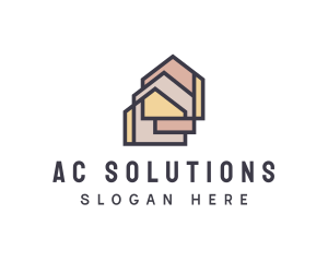  House Apartment Realty logo design